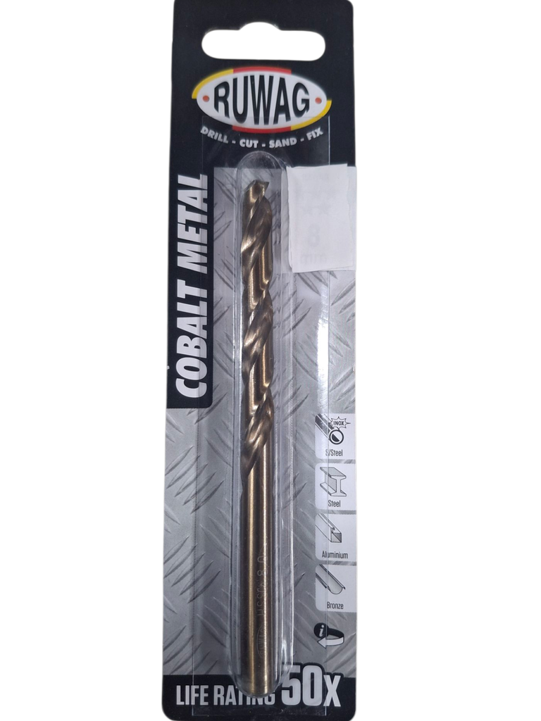 8mm Cobalt Drill Bit