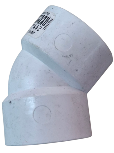 40mm Pvc Plain Elbow 45⁰